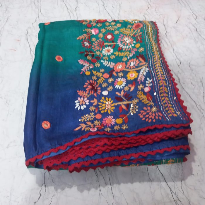 Handcrafted Tussar Saree