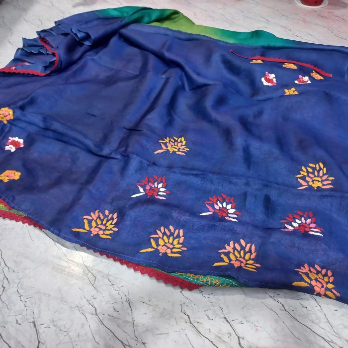 Handcrafted Tussar Saree