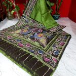 Hand Batik Pure Bishnupuri Silk