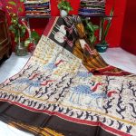 Hand Batik Pure Bishnupuri Silk