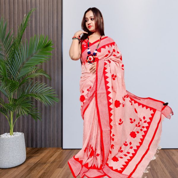 Dhaniakhali Pure Cotton Applique Work